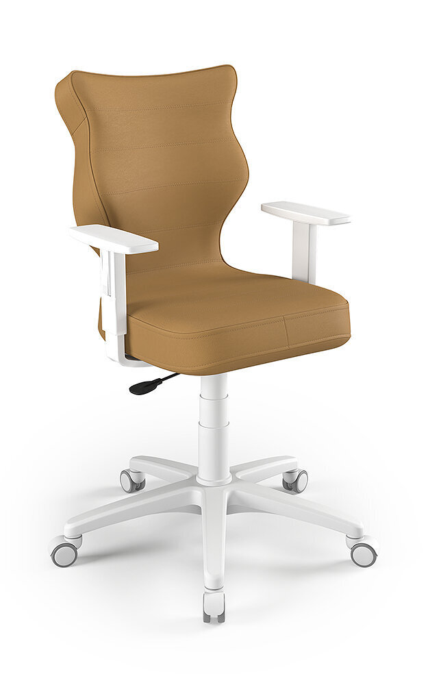 Biuro kėdė Entelo Duo VL26 6, balta/smėlio spalvos kaina ir informacija | Biuro kėdės | pigu.lt
