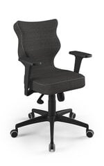 Biuro kėdė Entelo Perto Black FC33, tamsiai pilka kaina ir informacija | Biuro kėdės | pigu.lt
