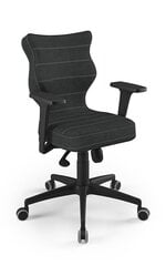 Biuro kėdė Entelo Perto Black DC17, tamsiai pilka kaina ir informacija | Biuro kėdės | pigu.lt