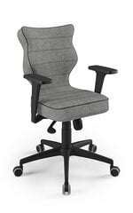 Biuro kėdė Entelo Perto Black AT03, pilka kaina ir informacija | Biuro kėdės | pigu.lt