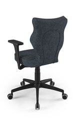 Офисное кресло Entelo Perto Black AT04, темно-серое/черное цена и информация | Офисные кресла | pigu.lt