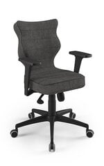 Biuro kėdė Entelo Perto Black AT33, tamsiai pilka kaina ir informacija | Biuro kėdės | pigu.lt