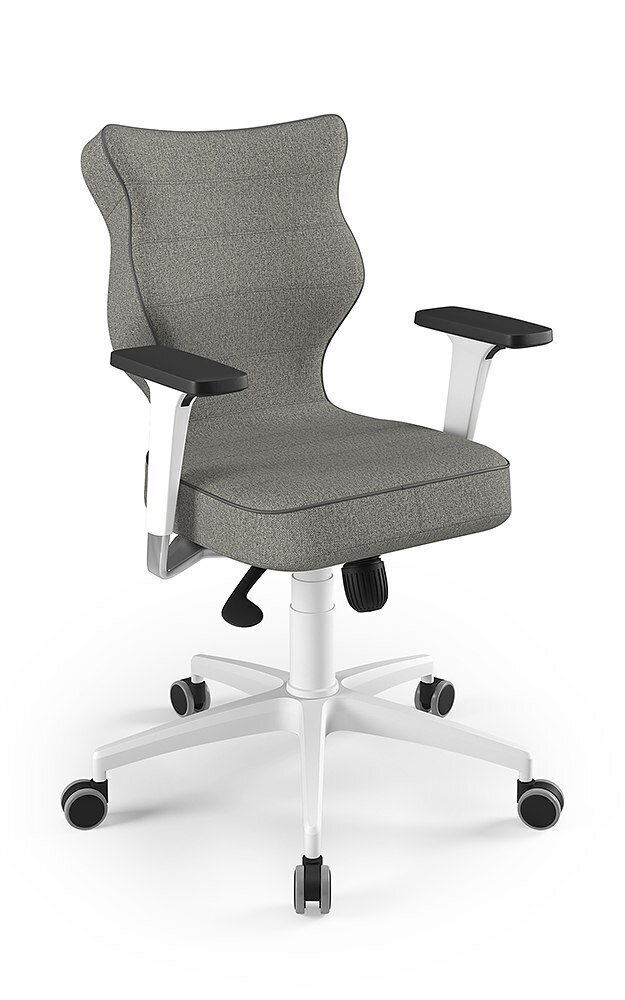 Biuro kėdė Entelo Perto White TW03, pilka kaina ir informacija | Biuro kėdės | pigu.lt