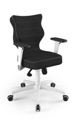 Biuro kėdė Entelo Perto White TW17, tamsiai pilka kaina ir informacija | Biuro kėdės | pigu.lt