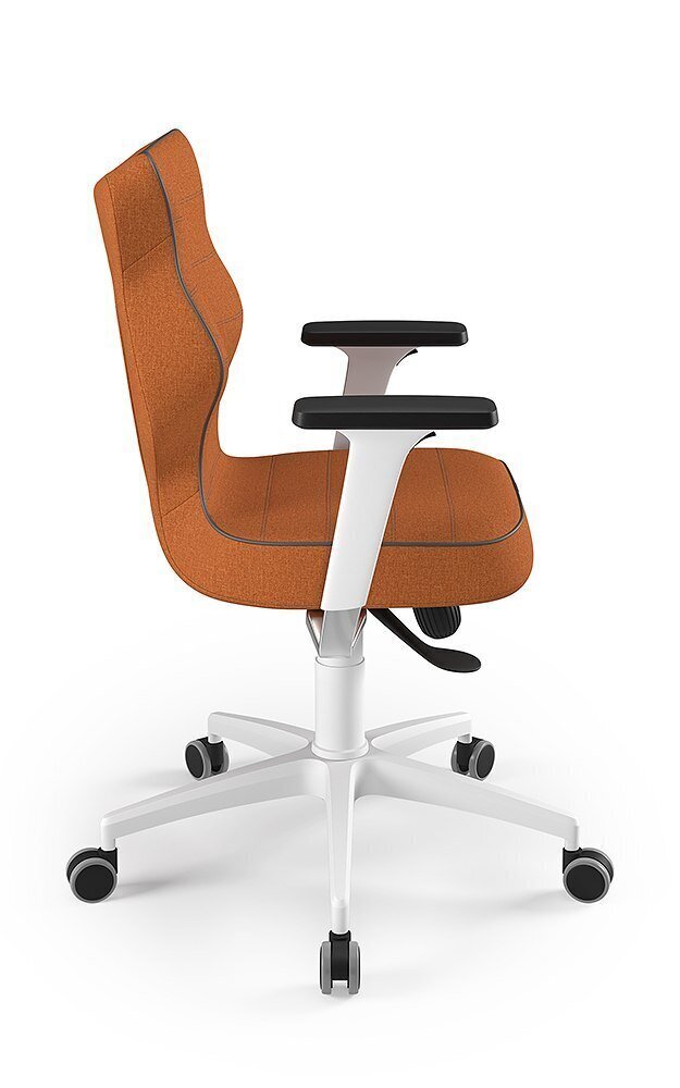 Biuro kėdė Entelo Perto White FC34, oranžinė kaina ir informacija | Biuro kėdės | pigu.lt
