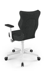 Biuro kėdė Entelo Perto White DC17, tamsiai pilka kaina ir informacija | Biuro kėdės | pigu.lt