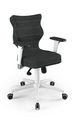 Biuro kėdė Entelo Perto White DC17, tamsiai pilka kaina ir informacija | Biuro kėdės | pigu.lt