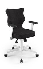 Biuro kėdė Entelo Perto White AT01, juoda kaina ir informacija | Biuro kėdės | pigu.lt