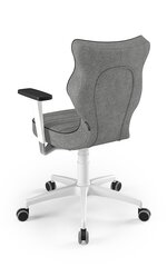 Biuro kėdė Entelo Perto White AT03, pilka kaina ir informacija | Biuro kėdės | pigu.lt