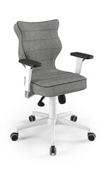 Biuro kėdė Entelo Perto White AT03, pilka kaina ir informacija | Biuro kėdės | pigu.lt