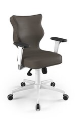 Biuro kėdė Entelo Perto White VL03, pilka kaina ir informacija | Biuro kėdės | pigu.lt