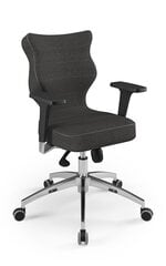 Biuro kėdė Entelo Perto Poler FC33, tamsiai pilka kaina ir informacija | Biuro kėdės | pigu.lt