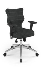 Biuro kėdė Entelo Perto Poler DC17, tamsiai pilka kaina ir informacija | Biuro kėdės | pigu.lt