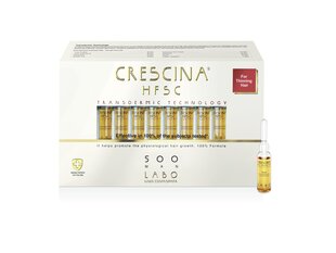 Ампулы для восстановления роста волос Crescina HFSC Transdermic Re-Growth для мужчин, 500, 20 шт. цена и информация | Средства для укрепления волос | pigu.lt