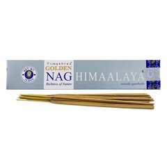 Aromatinės lazdelės Vijayshree Golden Nag Himaalaya, 15 g kaina ir informacija | Namų kvapai | pigu.lt