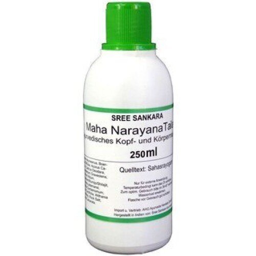 Masažo aliejus sąnariams Sree Sankara Mahanarayana Thailam, 250 ml цена и информация | Kūno kremai, losjonai | pigu.lt