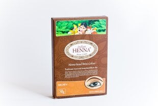 Henna antakių dažai Indian Henna Brow, ruda, 50 g kaina ir informacija | Antakių dažai, pieštukai | pigu.lt