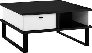 Кофейный столик Meblocross Cross Cro-12 2SK , черный/белый цена и информация | Журнальные столы | pigu.lt
