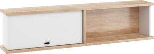 Подвесной шкафчик Meblocross Cross Cro-22 D, цвет дуба/белый цена и информация | Шкафчики в гостиную | pigu.lt