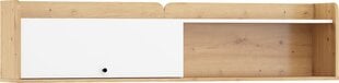 Подвесной шкафчик Meblocross Dolce Dol-23 D, коричневый/белый цена и информация | Шкафчики в гостиную | pigu.lt