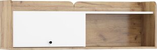 Подвесной шкафчик Meblocross Dolce Dol-24 M, светло-коричневый/белый цена и информация | Шкафчики в гостиную | pigu.lt