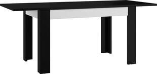 Išskleidžiamas stalas Meblocross Hybrid Hyb-22, juodas kaina ir informacija | Virtuvės ir valgomojo stalai, staliukai | pigu.lt