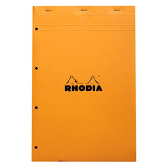 Bloknotas Clairefontaine Rhodia Rainbow, Nr. 120, 80g/m, 80 lapų, langeliai kaina ir informacija | Sąsiuviniai ir popieriaus prekės | pigu.lt