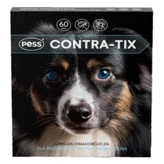 Antkaklis nuo erkių vidutinio dydžio veislių šunims Pess Contra-Tix, 60 cm kaina ir informacija | Vitaminai, papildai, antiparazitinės priemonės šunims | pigu.lt