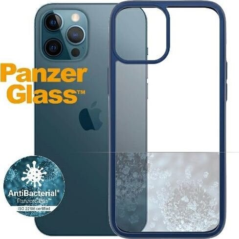 PanzerGlass ClearCase, skirtas iPhone 12 Pro Max, mėlynas kaina ir informacija | Telefono dėklai | pigu.lt