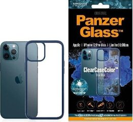 PanzerGlass ClearCase, skirtas iPhone 12 Pro Max, mėlynas kaina ir informacija | Telefono dėklai | pigu.lt