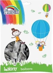 Воздушные шары 30 см, серебряные, 100 шт. цена и информация | Шарики | pigu.lt