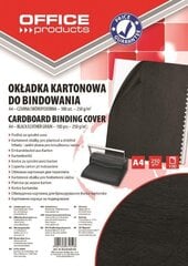 Обложки для переплета Offp A4, 100 шт., черные цена и информация | Kanceliarinės prekės | pigu.lt
