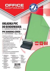 Обложки для переплета PVC, 0,2 мм, зеленоватый цвет цена и информация | Канцелярские товары | pigu.lt