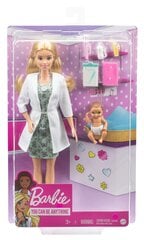 Кукла Barbie Педиатр с малышом-пациентом GVK03 цена и информация | Игрушки для девочек | pigu.lt