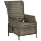 Atlošiama sodo kėdė su pagalvėlėmis, ruda kaina ir informacija | Lauko kėdės, foteliai, pufai | pigu.lt