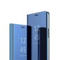 Mocco Clear View Cover Case For Samsung Galaxy A42 5G Blue kaina ir informacija | Telefono dėklai | pigu.lt