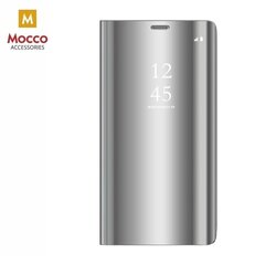 Mocco Clear View Cover Case For Samsung Galaxy A42 5G Silver kaina ir informacija | Telefono dėklai | pigu.lt