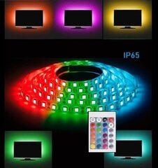 LED лента RGB 5м IP65 с пультом цена и информация | Светодиодные ленты | pigu.lt