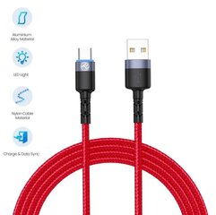 Tellur, TLL155334, Usb-C, 1,2m цена и информация | Кабели для телефонов | pigu.lt