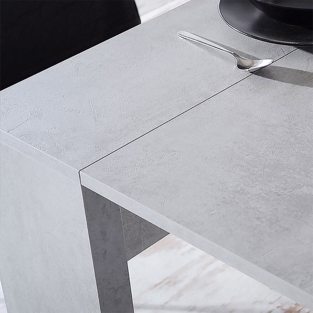 Išskleidžiamas stalas Selsey Roma 120 cm, pilkas цена и информация | Virtuvės ir valgomojo stalai, staliukai | pigu.lt
