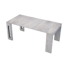 Стол раздвижной Selsey Roma 120 см, серый цена и информация | Кухонные и обеденные столы | pigu.lt