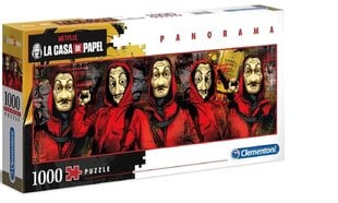 Пазл Clementoni La Casa de Papel Panorama 39545, 1000 д. цена и информация | Пазлы | pigu.lt