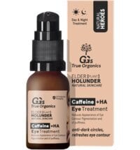 Serumas paakiams su kofeinu ir hialuronu GG's True Organics Natural Heroes, 15 ml kaina ir informacija | Paakių kremai, serumai | pigu.lt