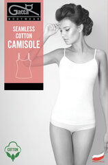 Женская майка из хлопка Gatta Camisole Seamless Cotton, чёрная цена и информация | Женская майка из шерсти мериноса с длинным рукавом, черная | pigu.lt