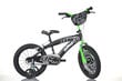 Dviratukas vaikams Dino Bikes BMX 145XC-0401 14", juodas kaina ir informacija | Dviračiai | pigu.lt