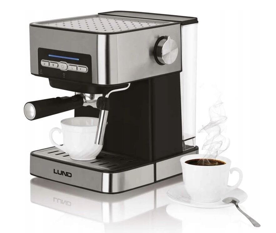Pusiau automatinis kavos aparatas Lund GRH 850 W, Su rankiniu pieno plakimu  kaina | pigu.lt