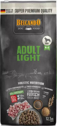 Belcando Adult Light-mažo aktyvumo arba antsvorio šunims, sveriantiems 12,5 kg kaina ir informacija | Sausas maistas šunims | pigu.lt