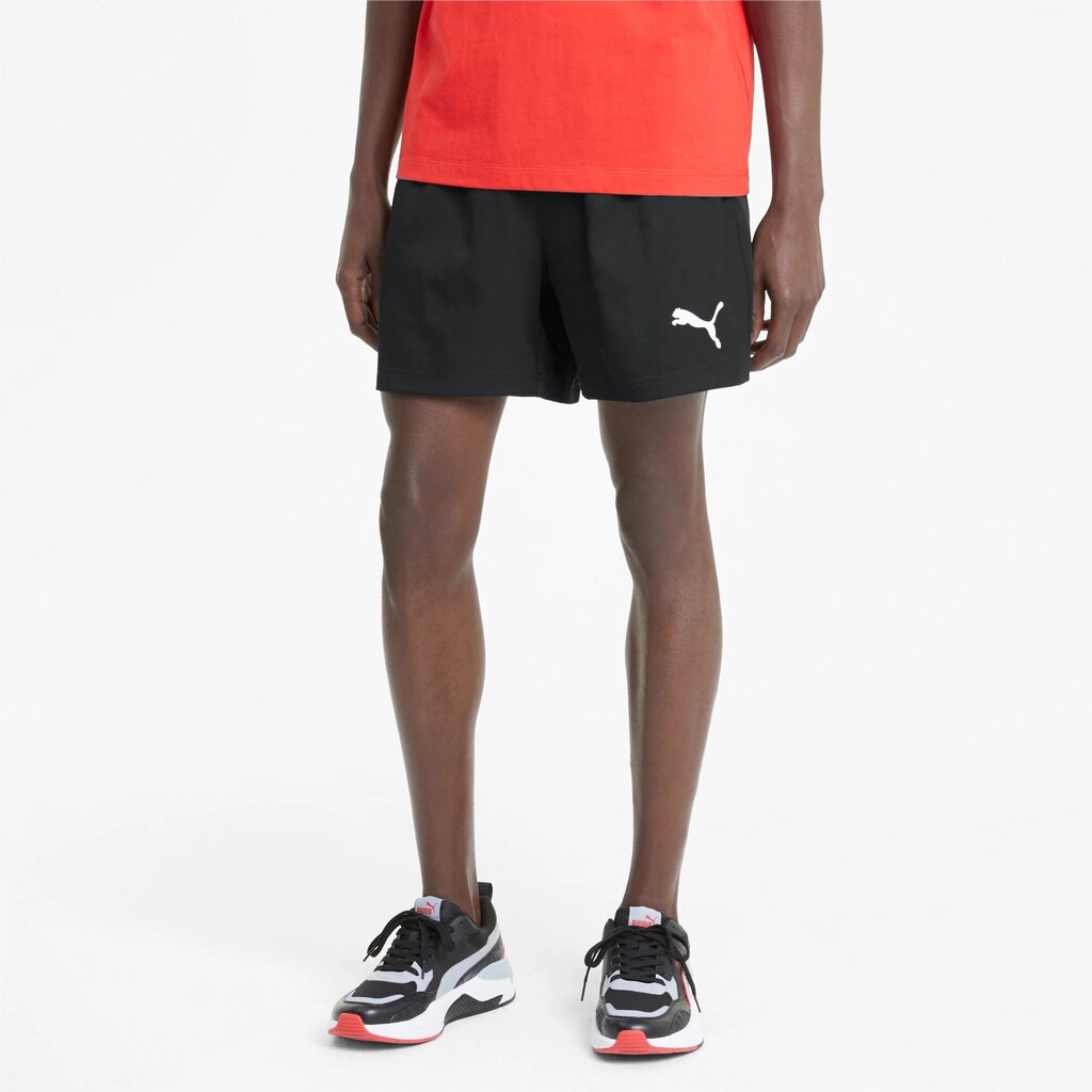 Šortai Puma Active Woven Shorts Black цена и информация | Sportinė apranga vyrams | pigu.lt