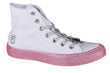 Sportiniai batai moterims Converse X Miley Cyrus Chuck Taylor Hi All Star 162239C, balti kaina ir informacija | Sportiniai bateliai, kedai moterims | pigu.lt