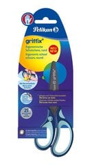Ножницы Griffix L, синие цена и информация | Kanceliarinės prekės | pigu.lt